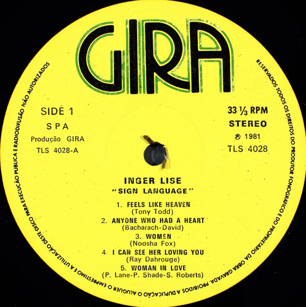 Inger Lise Rypdal - Sign Language | Gira (TLS 4028) - 2