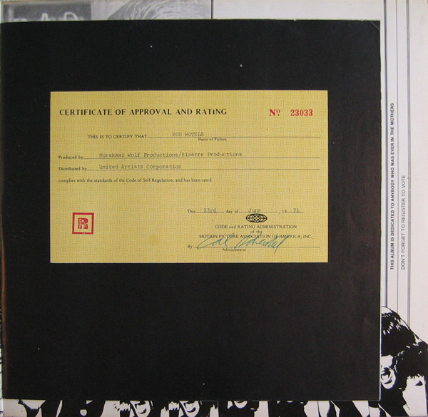 Frank Zappa - 200 Motels | United Artists Records (UAS 29 218/19 XD) - 2