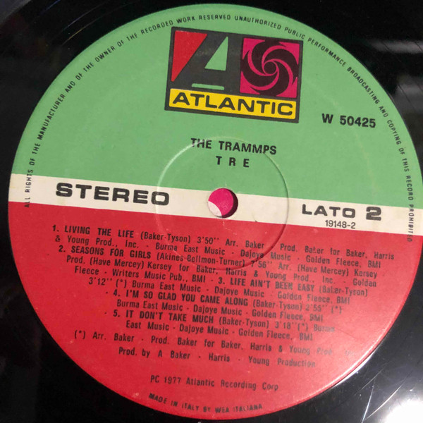 The Trammps - The Trammps III° | Atlantic (W 50425) - 2 The Trammps - The Trammps III° | Atlantic (W 50425) - 2