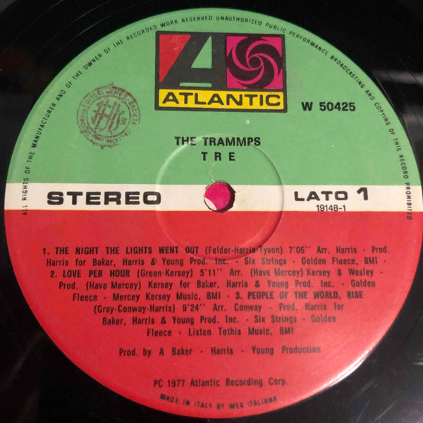 The Trammps - The Trammps III° | Atlantic (W 50425) - main The Trammps - The Trammps III° | Atlantic (W 50425) - main