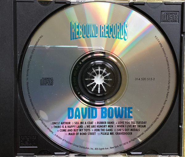 David Bowie - David Bowie | Rebound Records (314 520 515-2) - 2