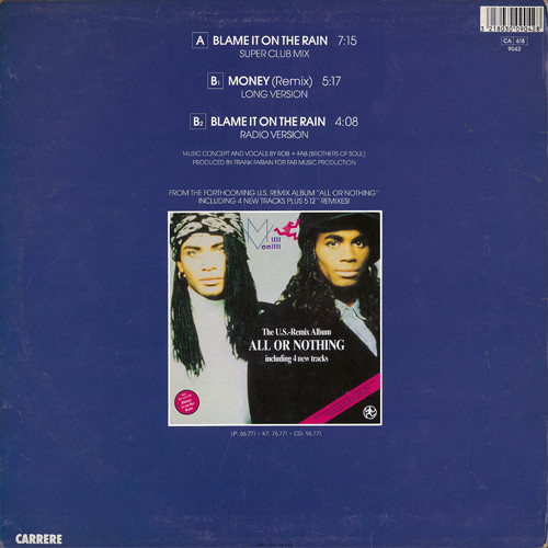 Blame It On The Rain