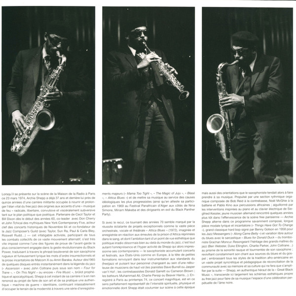 Archie Shepp - Live In Paris 1974 - Lost ORTF Recordings | Transversales Disques (TRS21) - 4 Archie Shepp - Live In Paris 1974 - Lost ORTF Recordings | Transversales Disques (TRS21) - 4