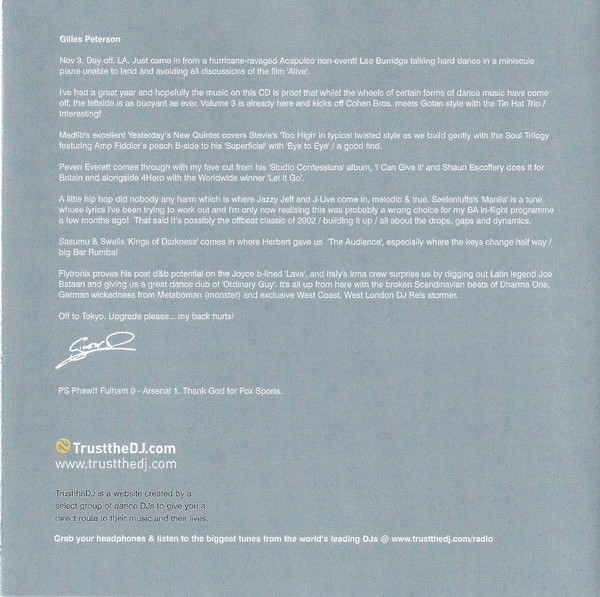 Gilles Peterson - GP03 | Trust The DJ (TTDJCS 037) - 4 Gilles Peterson - GP03 | Trust The DJ (TTDJCS 037) - 4
