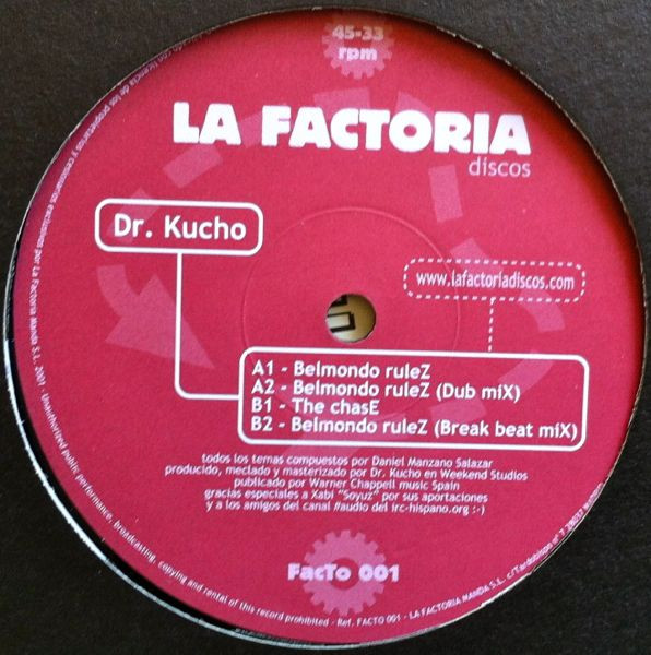 Dr. Kucho! - Belmondo Rulez | The Factoria (FACTO 001) - main
