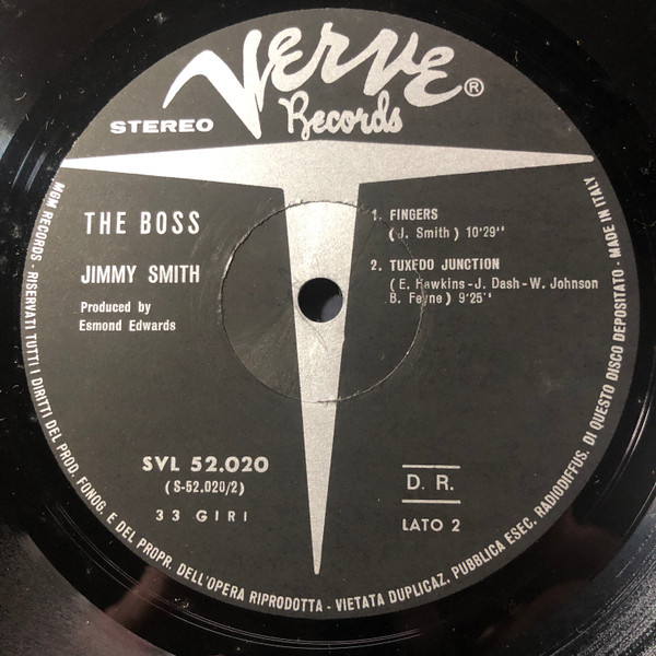Jimmy Smith - The Boss | Verve Records (SVL 52.020) - 4 Jimmy Smith - The Boss | Verve Records (SVL 52.020) - 4