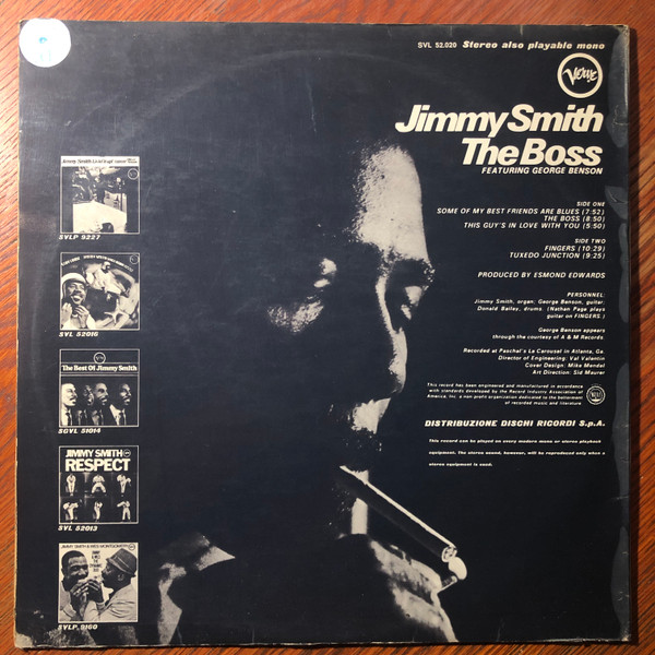 Jimmy Smith - The Boss | Verve Records (SVL 52.020) - 2 Jimmy Smith - The Boss | Verve Records (SVL 52.020) - 2