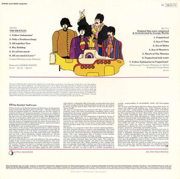 The Beatles - Yellow Submarine | Apple Records (1C 198-53 173) - 2 The Beatles - Yellow Submarine | Apple Records (1C 198-53 173) - 2