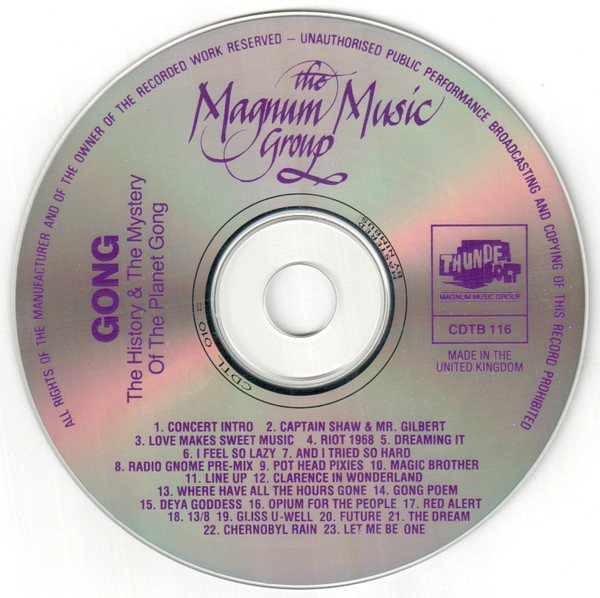 Gong - The Mystery And The History Of The Planet Gong | Thunderbolt (CDTB 116) - 3