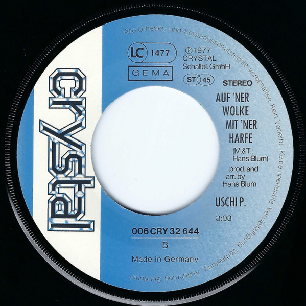 Uschi - Grünes Licht Für Rock 'N' Roll | Crystal (006 CRY 32 644) - 4