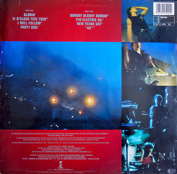 U2 - Under A Blood Red Sky (Live) | Island Records (205 904) - 2