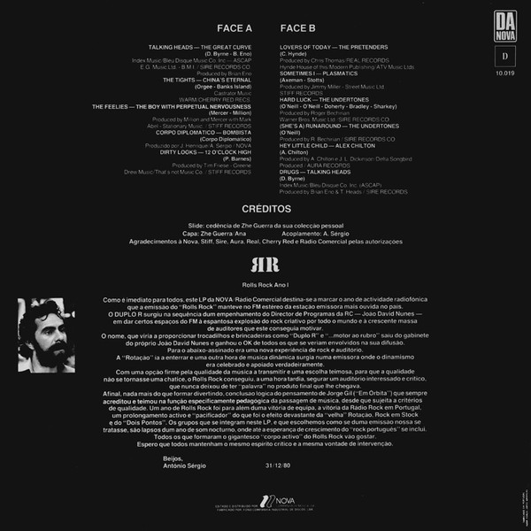 Various - Rolls Rock Ao Rubro | Da Nova (10.019) - 2