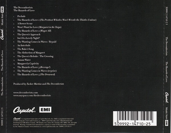 The Decemberists - The Hazards Of Love [CD] | Capitol Records (50999 2 14710 2 5) - 2