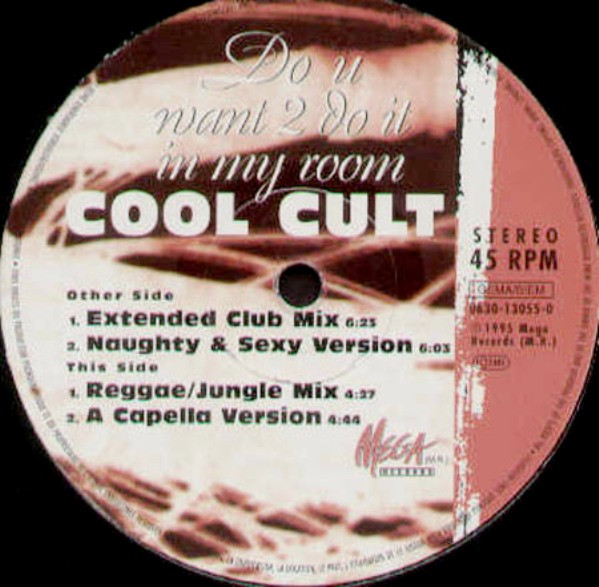 Cool Cult - Do U Want 2 Do It In My Room | Mega Records (0630-13055-0) - main