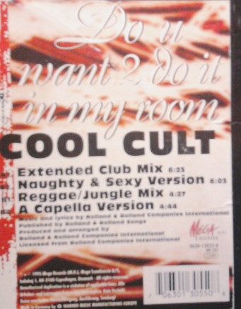 Cool Cult - Do U Want 2 Do It In My Room | Mega Records (0630-13055-0) - 2