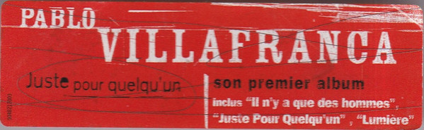Pablo Villafranca - Juste Pour Quelqu'un | Epic (504821 2) - 2
