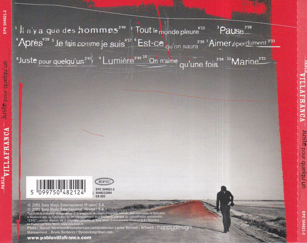 Pablo Villafranca - Juste Pour Quelqu'un | Epic (504821 2) - 3