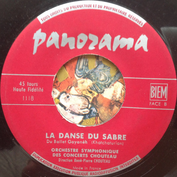 Orchestre Symphonique Des Concerts Chouteau - Sur Un Marché Persan / La Danse Du Sabre | Panorama (1.118) - 4 Orchestre Symphonique Des Concerts Chouteau - Sur Un Marché Persan / La Danse Du Sabre | Panorama (1.118) - 4
