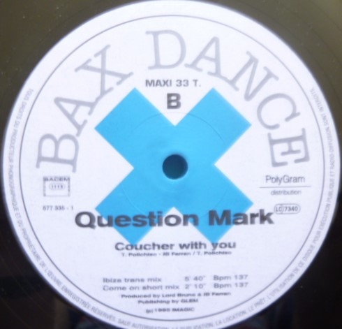 Question Mark - Coucher With You | Bax Dance (577 335-1) - 4 Question Mark - Coucher With You | Bax Dance (577 335-1) - 4