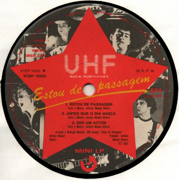 UHF - Estou De Passagem | Valentim De Carvalho (VCEP-10010) - 4 UHF - Estou De Passagem | Valentim De Carvalho (VCEP-10010) - 4