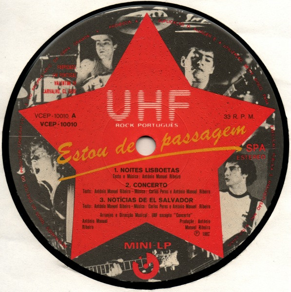 UHF - Estou De Passagem | Valentim De Carvalho (VCEP-10010) - 3 UHF - Estou De Passagem | Valentim De Carvalho (VCEP-10010) - 3