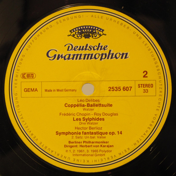 Herbert von Karajan , Berliner Philharmoniker - Walzerträume | Deutsche Grammophon (2535 607) - 4