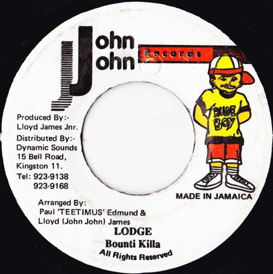 Bounty Killer - Lodge | John John Records (none)