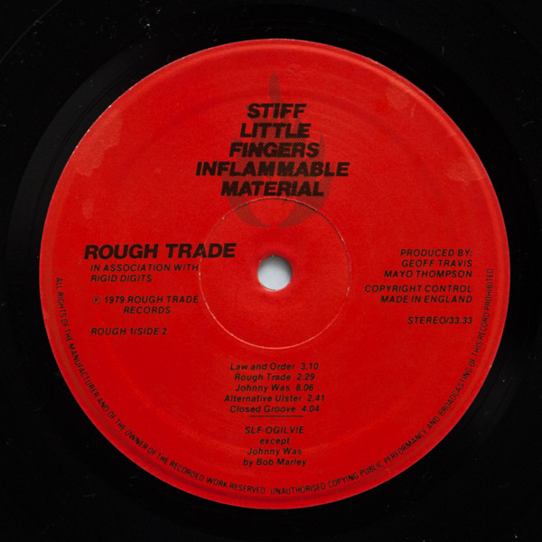 Stiff Little Fingers - Inflammable Material | Rough Trade (ROUGH 1) - 4 Stiff Little Fingers - Inflammable Material | Rough Trade (ROUGH 1) - 4
