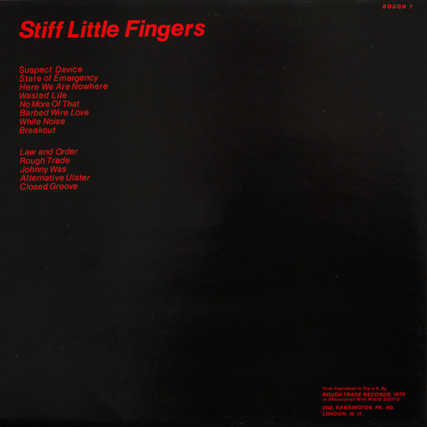 Stiff Little Fingers - Inflammable Material | Rough Trade (ROUGH 1) - 2 Stiff Little Fingers - Inflammable Material | Rough Trade (ROUGH 1) - 2