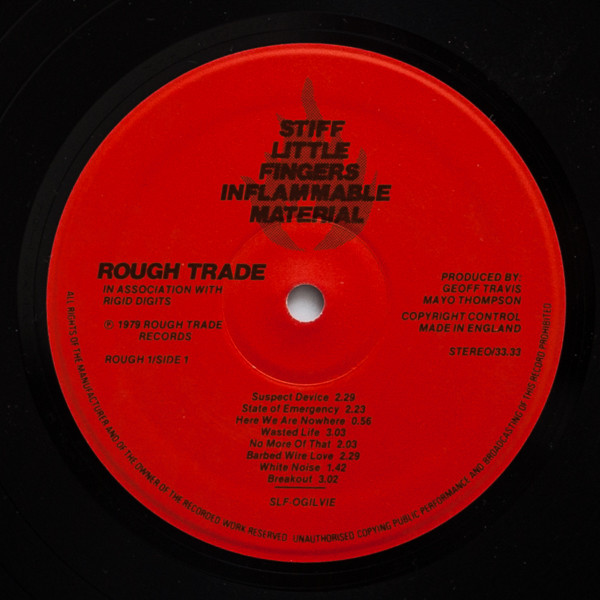 Stiff Little Fingers - Inflammable Material | Rough Trade (ROUGH 1) - 3 Stiff Little Fingers - Inflammable Material | Rough Trade (ROUGH 1) - 3