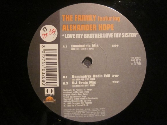 The Family feat. Alexander Hope - Love My Brother Love My Sister | The Club (CLUB 01-99) - 2 The Family feat. Alexander Hope - Love My Brother Love My Sister | The Club (CLUB 01-99) - 2