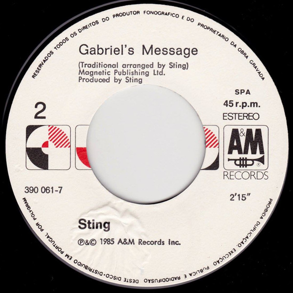 Sting - Russians | A&M Records (390 061-7) - 4