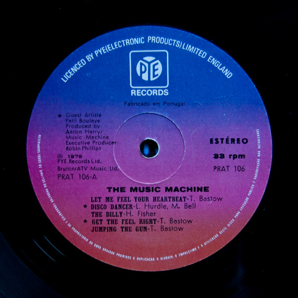 Music Machine With Patti Boulaye - The Music Machine | PYE Records (PRAT 106) - 3