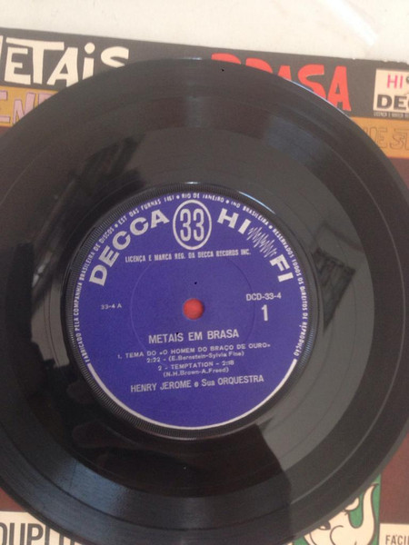 Henry Jerome E Sua Orquestra - Metais Em Brasa | Decca (DCD-33-4) - 3