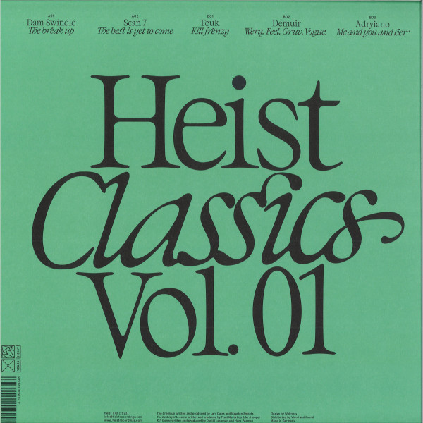 Various - Heist Classics Vol. 01 | Heist (Heist 070) - main Various - Heist Classics Vol. 01 | Heist (Heist 070) - main