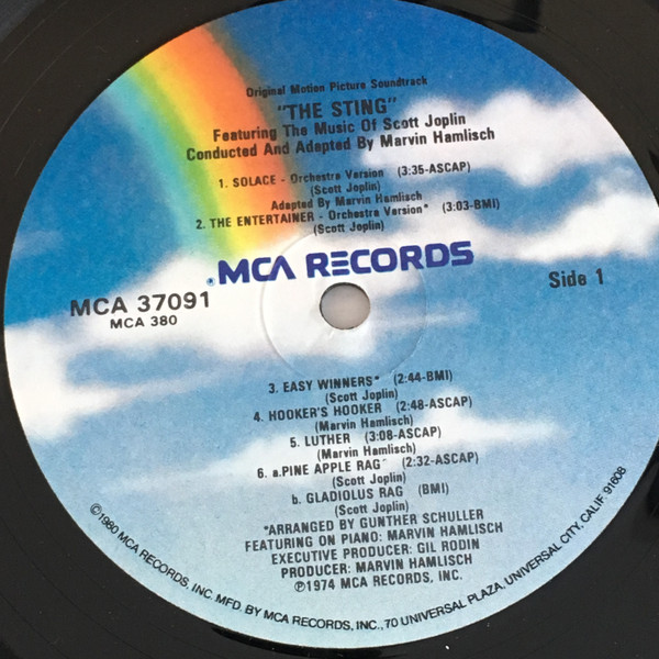 Marvin Hamlisch - The Sting (Original Motion Picture Soundtrack) | MCA Records (MCA-37091) - 3