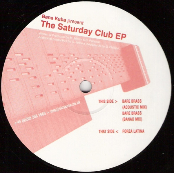 Bana Kuba - The Saturday Club EP | Sic Sense (SS001)