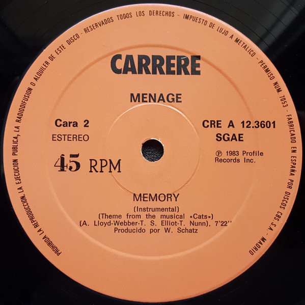 Menage - Memory | Carrere (CRE A 12.3601) - 3