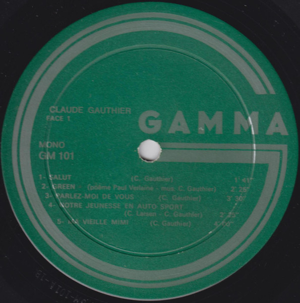 Claude Gauthier - Claude Gauthier | Gamma (GM 101) - 3
