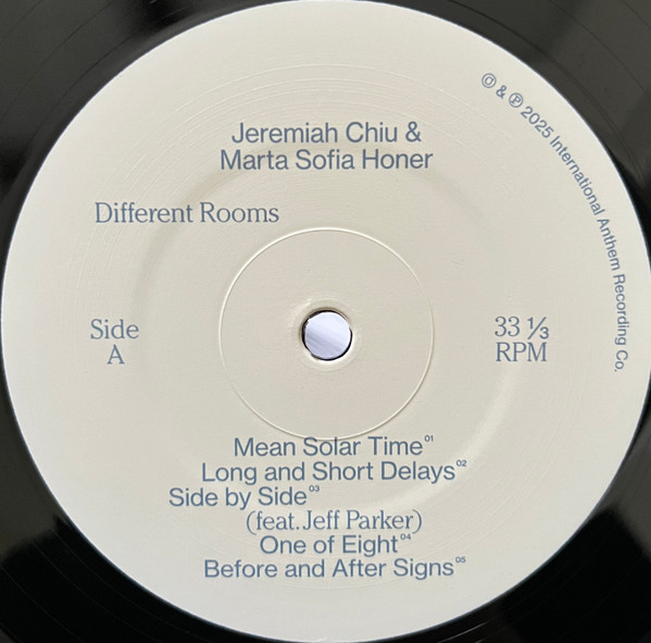 Jeremiah Chiu & Marta Sofia Honer - Different Rooms | International Anthem Recording Company (IARC0098) - 3 Jeremiah Chiu & Marta Sofia Honer - Different Rooms | International Anthem Recording Company (IARC0098) - 3