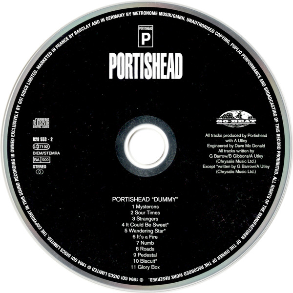 Portishead - Dummy | Go! Beat (828 553 - 2) - 3 Portishead - Dummy | Go! Beat (828 553 - 2) - 3