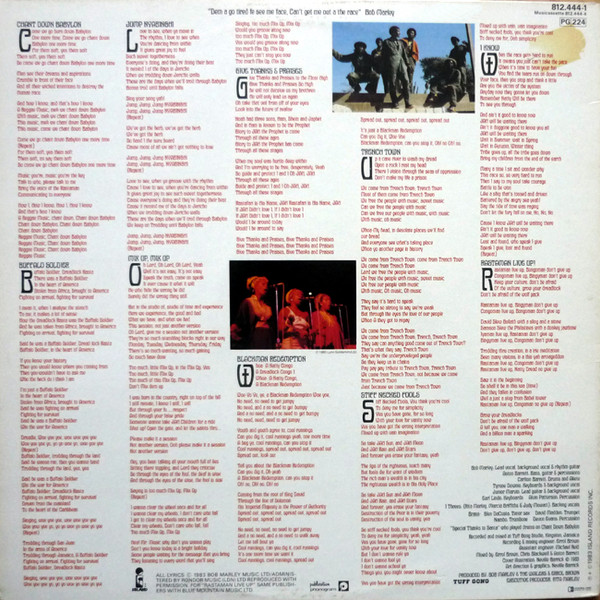 Bob Marley & The Wailers - Confrontation | Island Records (812.444-1) - 2 Bob Marley & The Wailers - Confrontation | Island Records (812.444-1) - 2