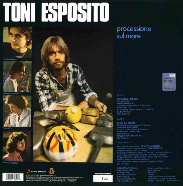 Tony Esposito - Processione Sul Mare | Sony Music (19439856841) - 2 Tony Esposito - Processione Sul Mare | Sony Music (19439856841) - 2