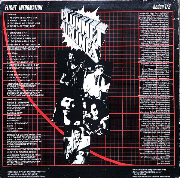 Plummet Airlines - On Stoney Ground | Hedonics Record (HEDON 1/2) - 2 Plummet Airlines - On Stoney Ground | Hedonics Record (HEDON 1/2) - 2