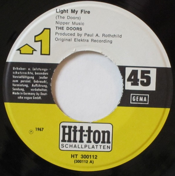 The Doors - Light My Fire | Hit-Ton Schallplatten (HT 300112) - 3