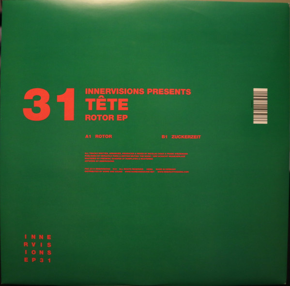 Tête - Rotor EP | Innervisions (IV31) - 2