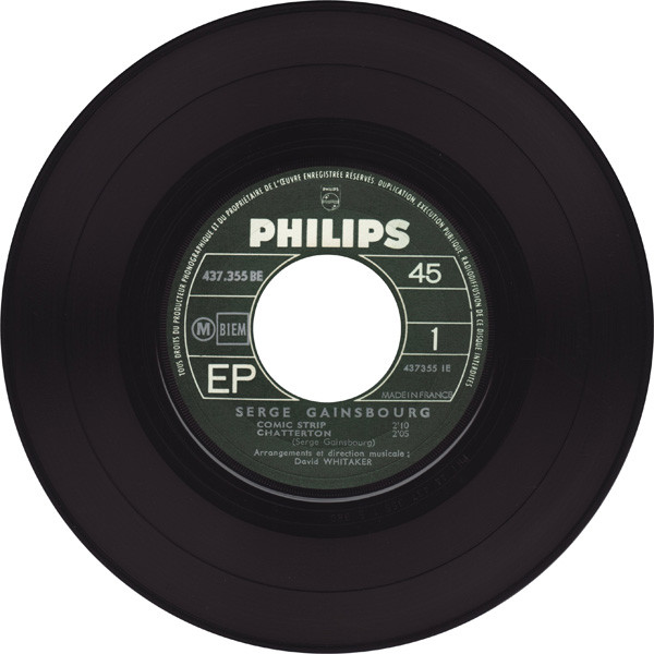 Serge Gainsbourg - Comic Strip | Philips (437.355 BE) - 4