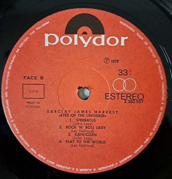 Barclay James Harvest - Eyes Of The Universe | Polydor (2 383 557) - 3 Barclay James Harvest - Eyes Of The Universe | Polydor (2 383 557) - 3