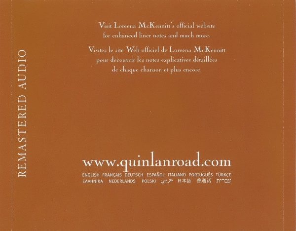 Loreena McKennitt - The Visit | Quinlan Road (QRCD 104R) - 2