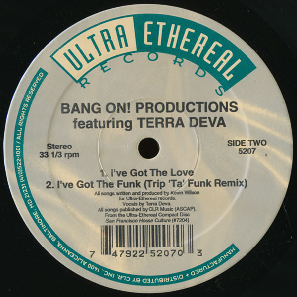 Bang On! Productions featuring Terra Deva - Plush City | Ultra Ethereal (CLR 5207) - 2